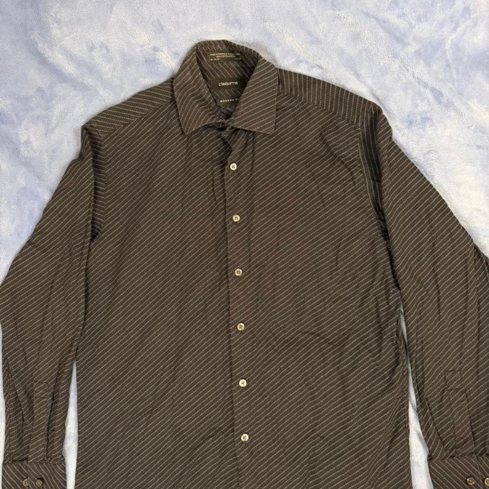 Claiborne‎  Men's Shirt Long Sleeve size L
